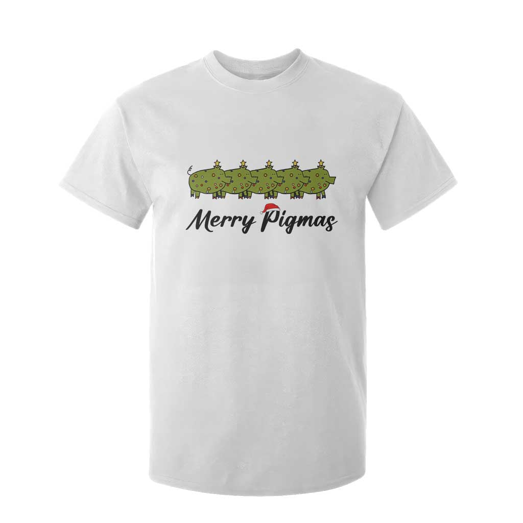 Merry Pigmas T Shirt For Kid Holiday Gift For Pig Lovers TS12 White Print Your Wear