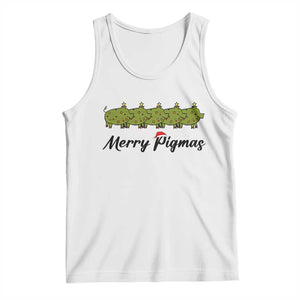 Merry Pigmas Tank Top Holiday Gift For Pig Lovers TS12 White Print Your Wear