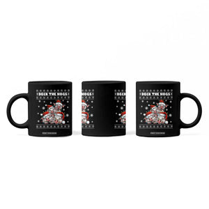 Deck The Hogs Ugly Christmas Sweater Coffee Mug Pig Lover Gift TS12 Print Your Wear