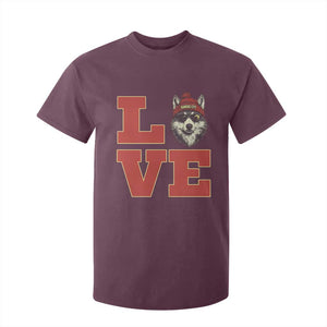 Midwest Wolf Football Pride T Shirt For Kid Game Day Gift TS12 Maroon Print Your Wear