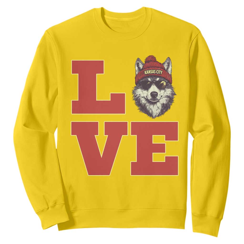 Midwest Wolf Football Pride Sweatshirt Game Day Gift TS12 Daisy Print Your Wear