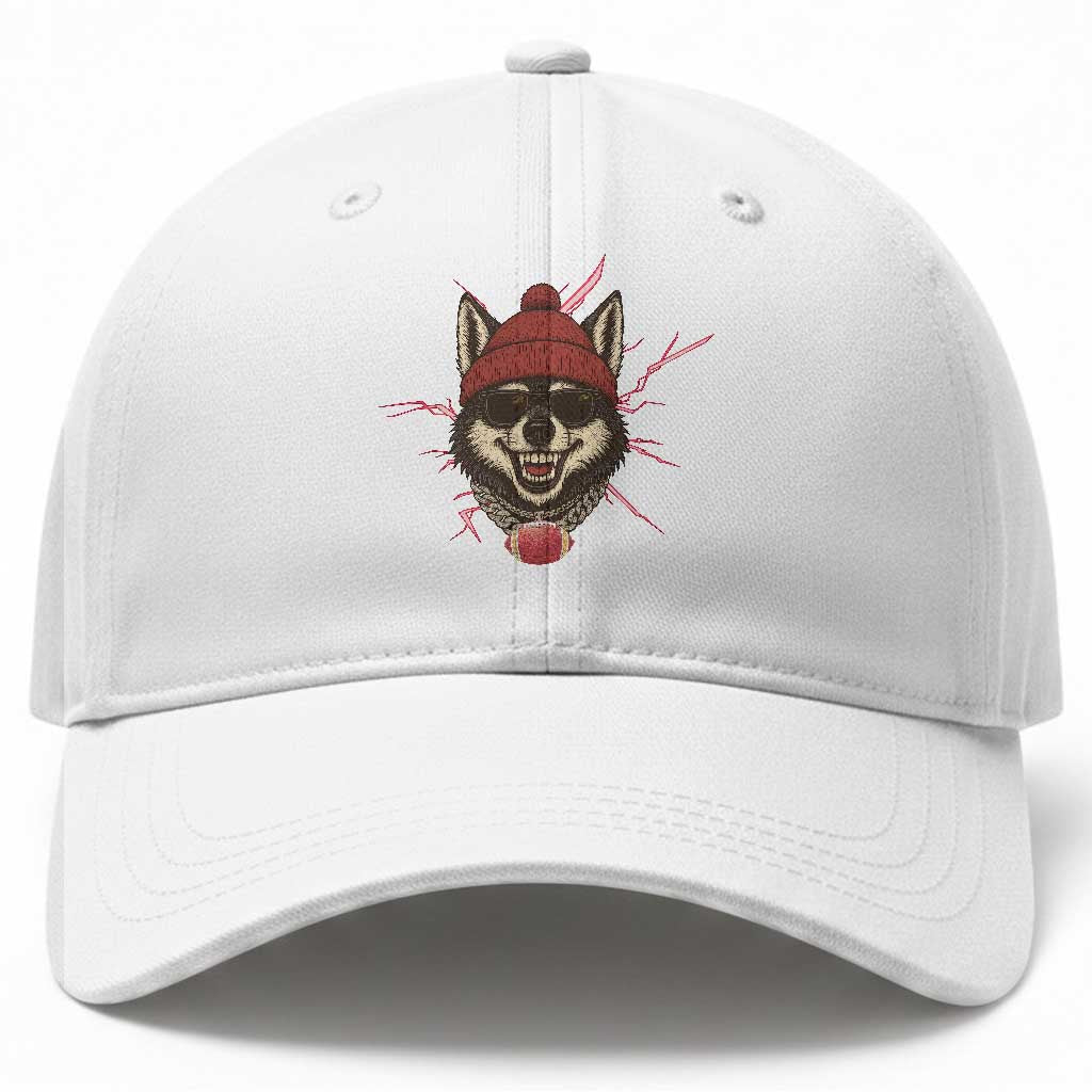 Howling Wolf Spirit For The Midwest Football Fan Baseball Cap TS12 Print Your Wear