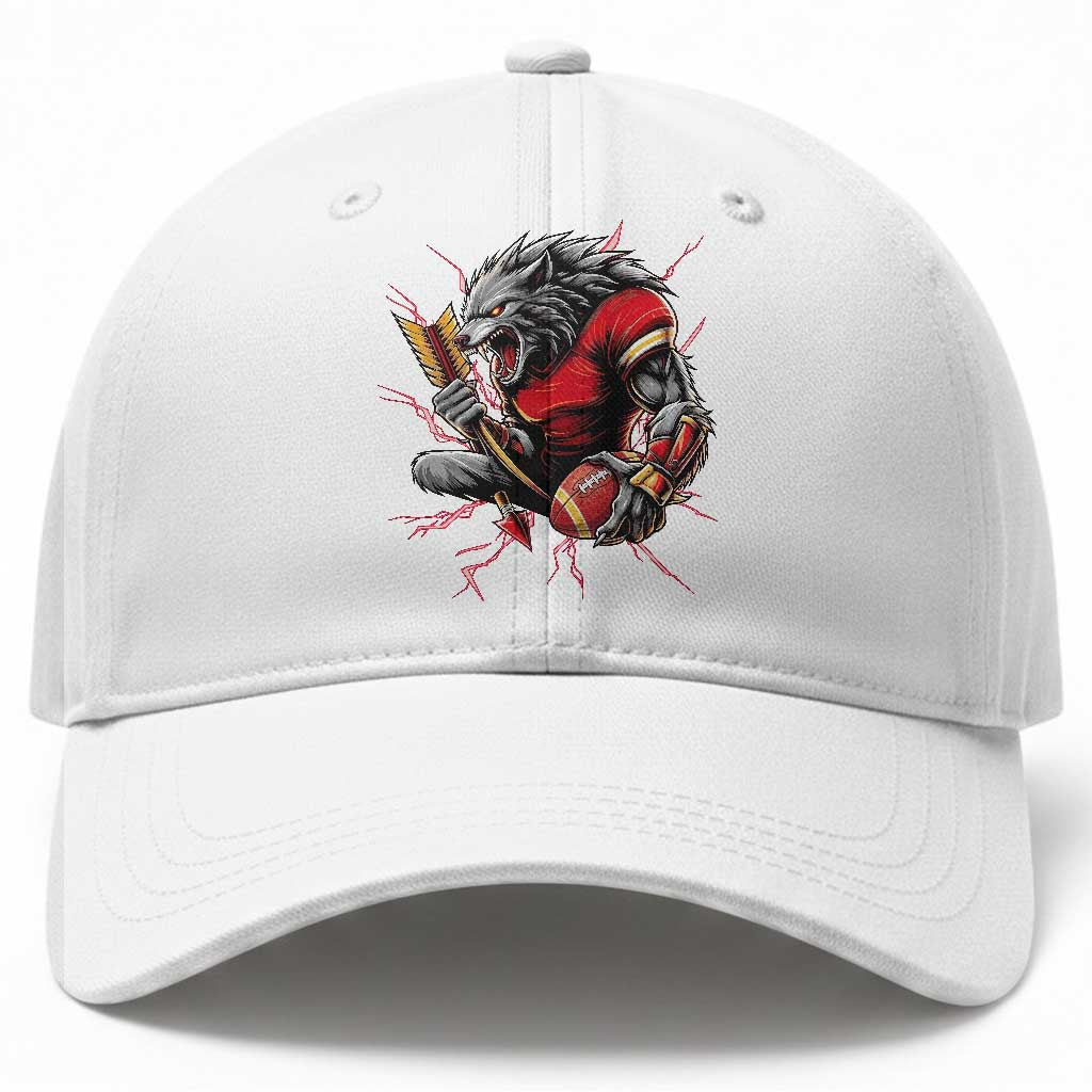 Midwest Wolf Spirit Baseball Cap American Football Fan Lifestyle TS12 Print Your Wear