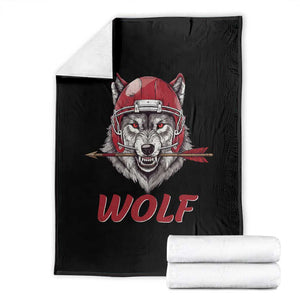 Midwest Game Day Lifestyle Throw Blanket Football Fan Gift TS12 Black Print Your Wear