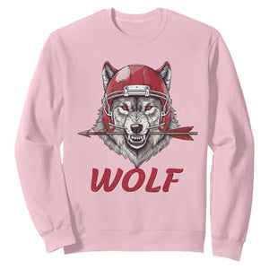 Midwest Game Day Lifestyle Sweatshirt Football Fan Gift TS12 Light Pink Print Your Wear