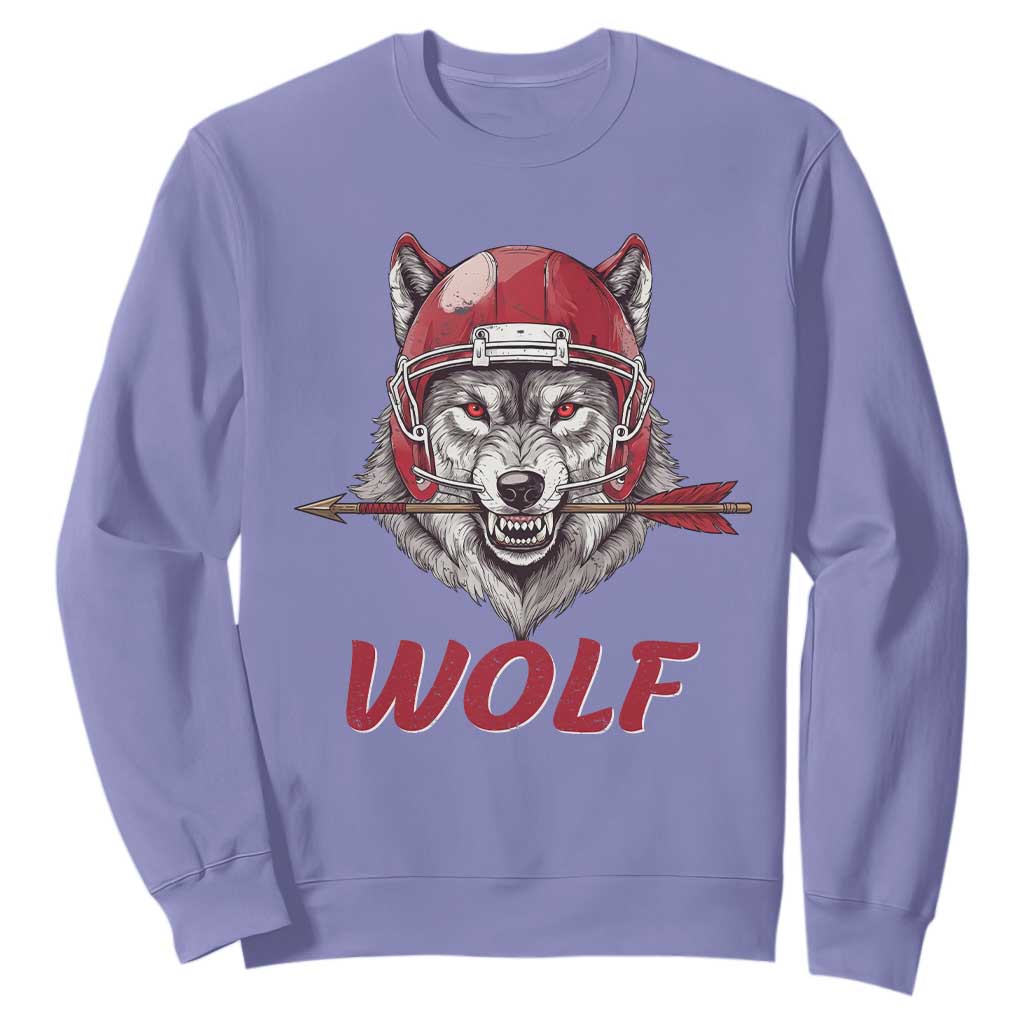 Midwest Game Day Lifestyle Sweatshirt Football Fan Gift TS12 Violet Print Your Wear