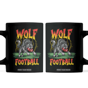 Lightning Wolf Lover Coffee Mug Sport Lover Gift TS12 Black Print Your Wear