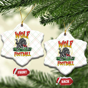 Lightning Wolf Lover Ceramic Ornament Sport Lover Gift TS12 Print Your Wear