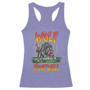 Lightning Wolf Lover Racerback Tank Top Sport Lover Gift TS12 Violet Print Your Wear