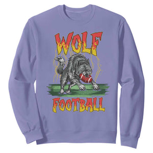 Lightning Wolf Lover Sweatshirt Sport Lover Gift TS12 Violet Print Your Wear