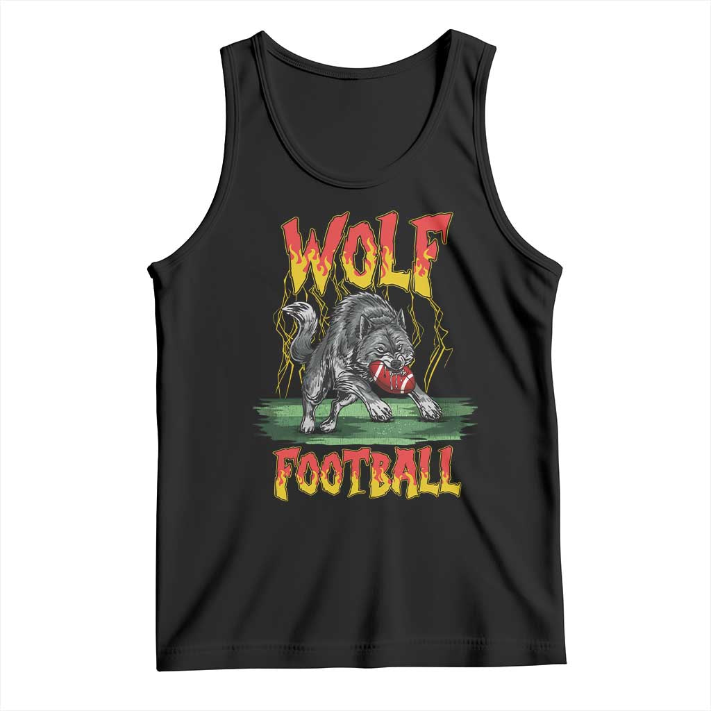 Lightning Wolf Lover Tank Top Sport Lover Gift TS12 Black Print Your Wear