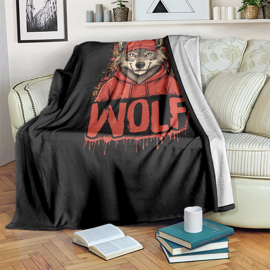 Wolf Football Lover Throw Blanket Game Day Tailgate Lifestyle TS12 Print Your Wear