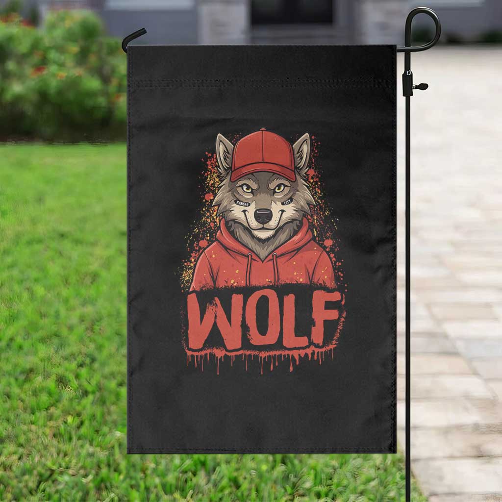 Wolf Football Lover Garden Flag Game Day Tailgate Lifestyle TS12 Print Your Wear