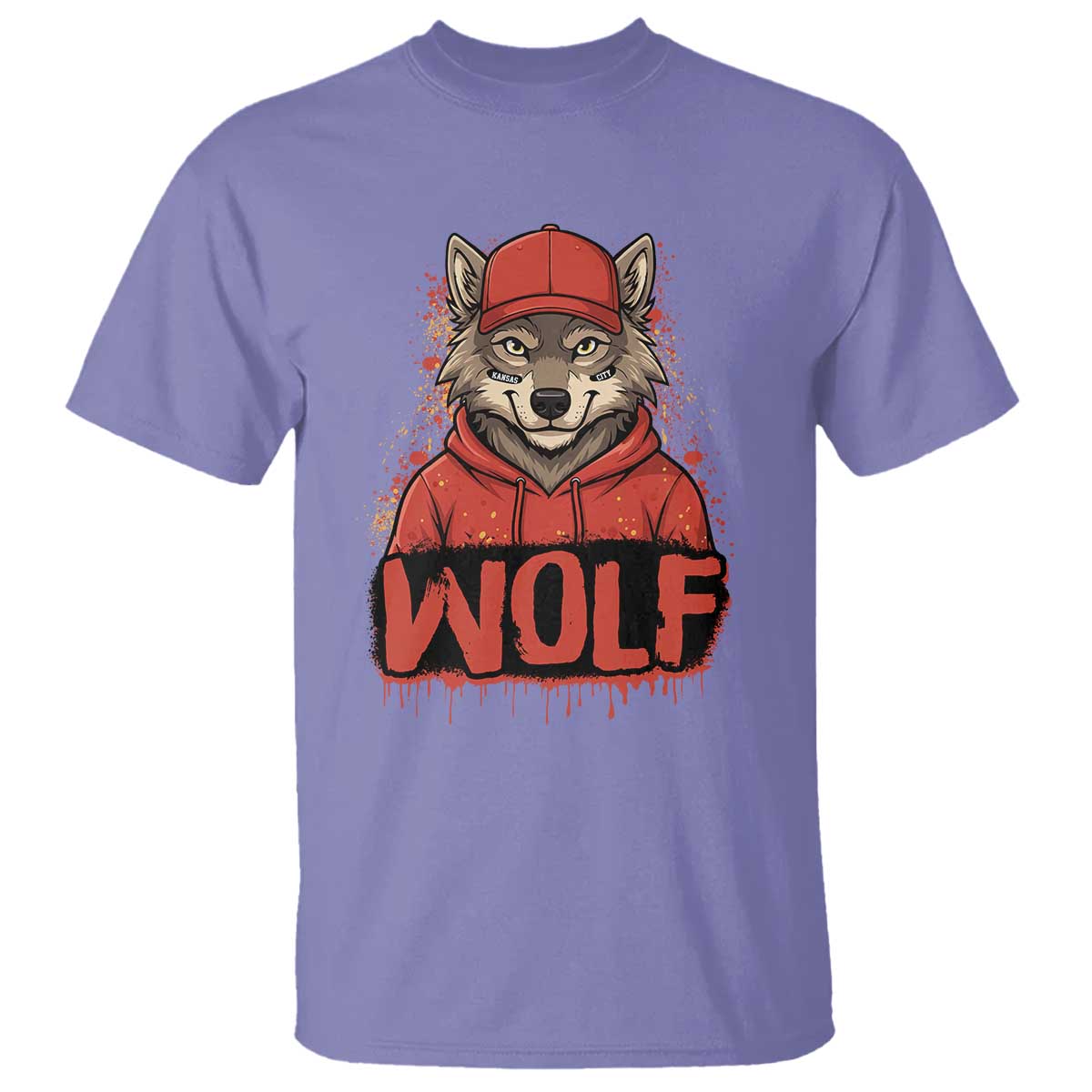 Wolf Football Lover T Shirt Game Day Tailgate Lifestyle TS12 Violet Print Your Wear
