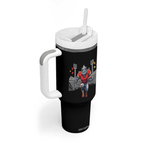 Wolf Football Lover Tumbler With Handle Midwest Game Day Lifestyle TS12 Print Your Wear