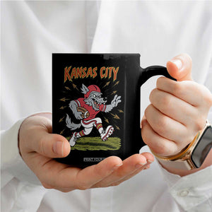 Funny Wolf Football Lover Coffee Mug Sport Humor Gift TS12 Print Your Wear
