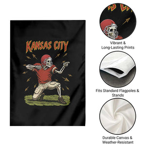 Skeleton Football Lover Garden Flag Touchdown Game Day Lifestyle TS12 Print Your Wear