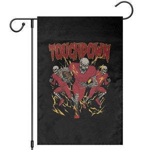 Skeleton Game Day Garden Flag Touchdown Football Fan Gift TS12 Black Print Your Wear