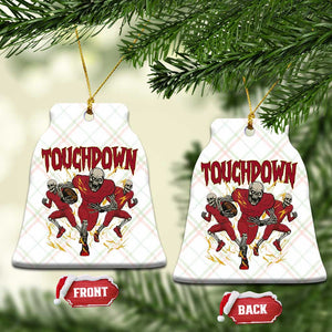 Skeleton Game Day Ceramic Ornament Touchdown Football Fan Gift TS12 Print Your Wear