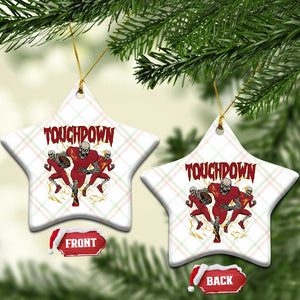 Skeleton Game Day Ceramic Ornament Touchdown Football Fan Gift TS12 Print Your Wear