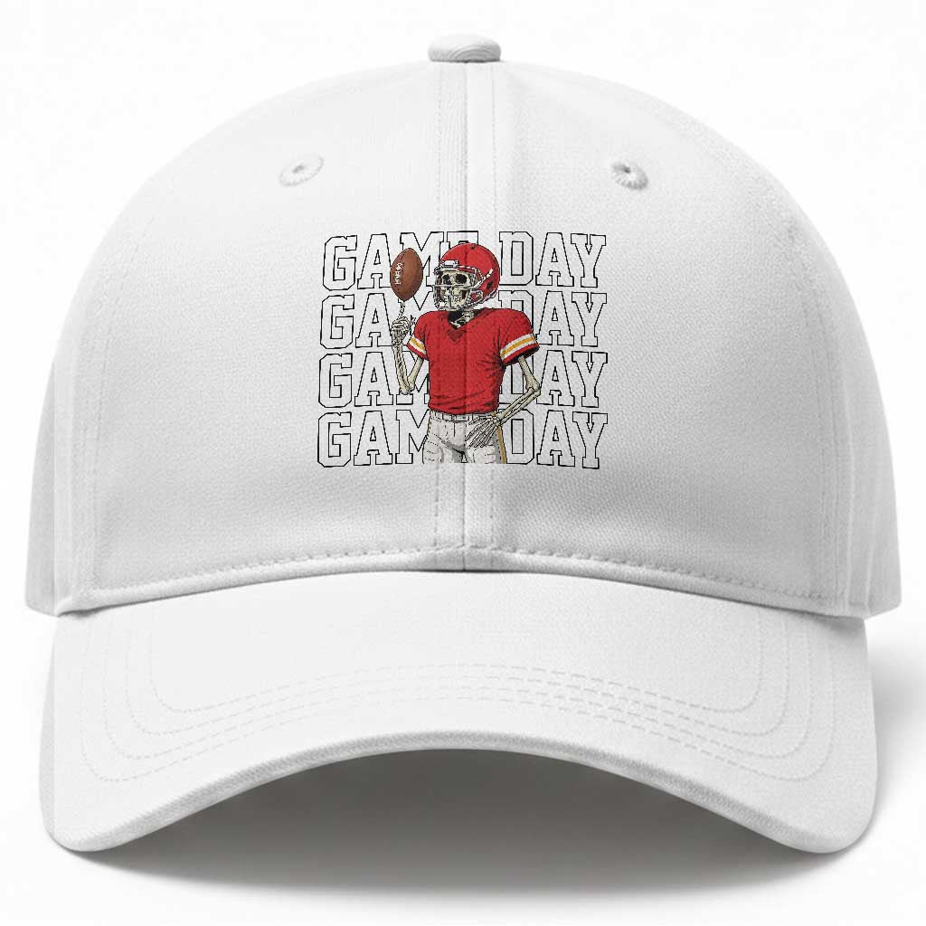 Funny Skeleton Dark Football Baseball Cap Sport Humor Gift TS12 Print Your Wear