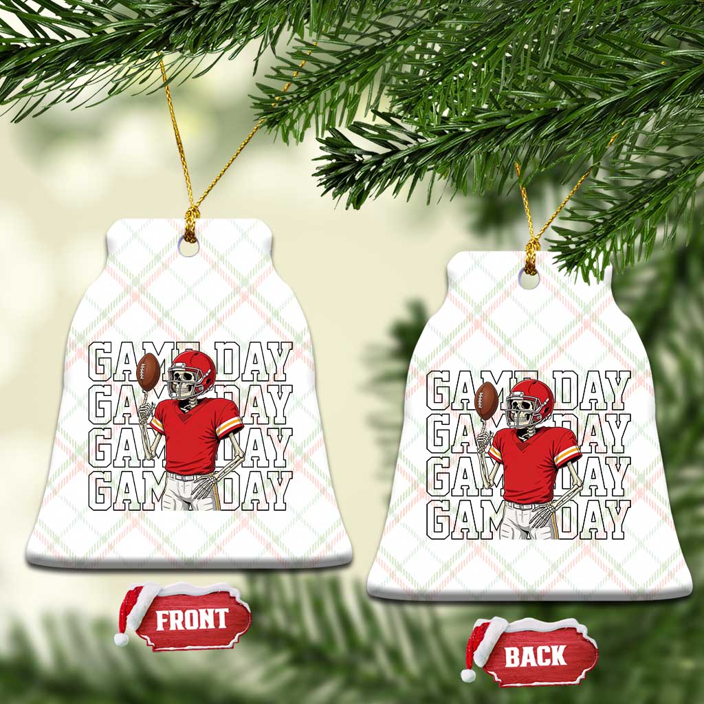 Funny Skeleton Dark Football Ceramic Ornament Sport Humor Gift TS12 Print Your Wear