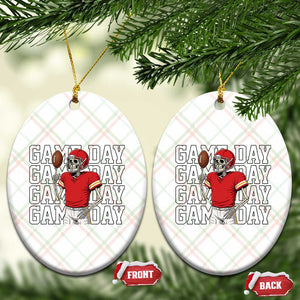 Funny Skeleton Dark Football Ceramic Ornament Sport Humor Gift TS12 Print Your Wear