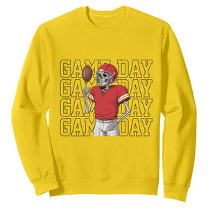 Funny Skeleton Dark Football Sweatshirt Sport Humor Gift TS12 Daisy Print Your Wear