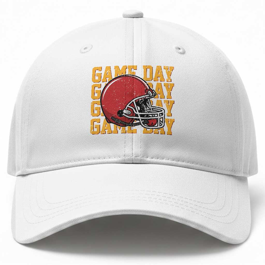 Funny Football Helmet Baseball Cap Game Day Sport Lover Gift TS12 Print Your Wear