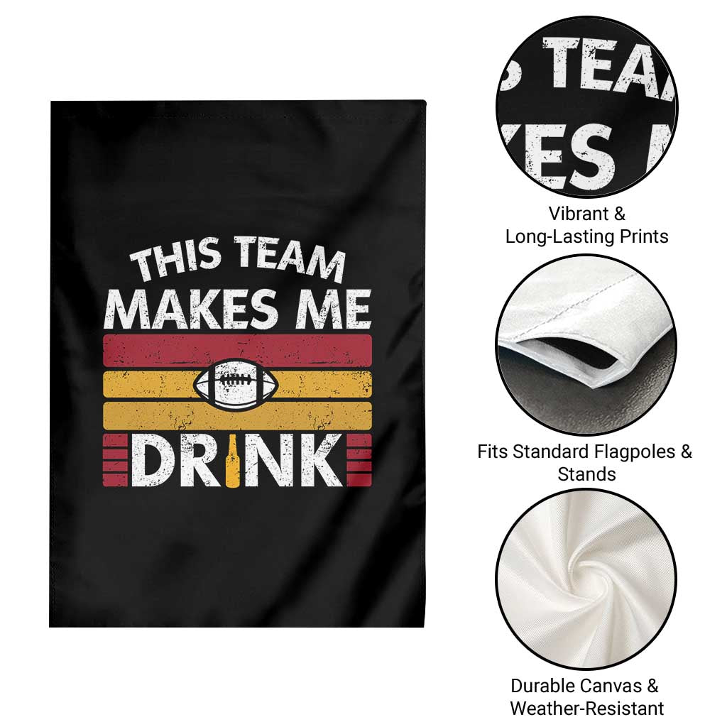 This Team Makes Me Drink Garden Flag KC Pride Gift TS12 Print Your Wear