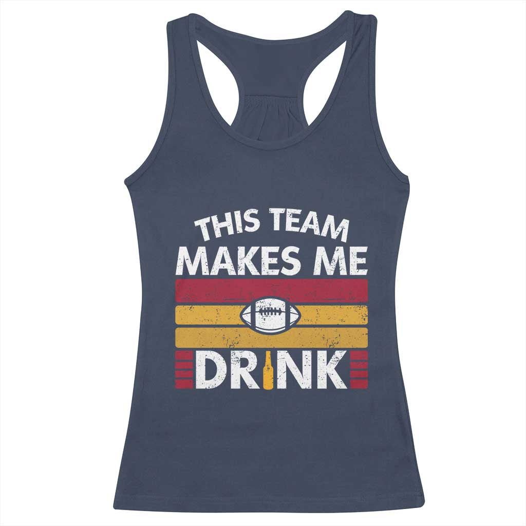 This Team Makes Me Drink Racerback Tank Top KC Pride Gift TS12 Navy Print Your Wear