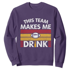 This Team Makes Me Drink Sweatshirt KC Pride Gift TS12 Purple Print Your Wear