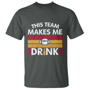 This Team Makes Me Drink T Shirt KC Pride Gift TS12 Dark Heather Print Your Wear