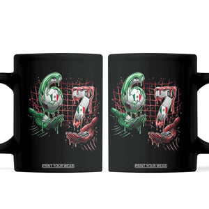 Drip Mexico Soccer Six Seven Meme Coffee Mug Mexicano Supporter Player Gift TS12 Black Print Your Wear