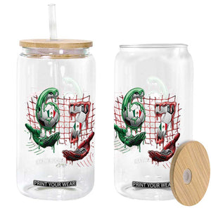 Drip Mexico Soccer Six Seven Meme Glass Can Mexicano Supporter Player Gift TS12 Print Your Wear