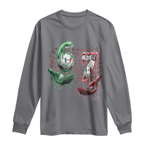 Drip Mexico Soccer Six Seven Meme Long Sleeve Shirt Mexicano Supporter Player Gift TS12 Charcoal Print Your Wear