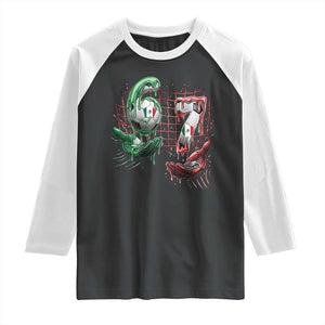 Drip Mexico Soccer Six Seven Meme Raglan Shirt Mexicano Supporter Player Gift TS12 Black White Print Your Wear