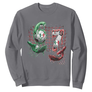 Drip Mexico Soccer Six Seven Meme Sweatshirt Mexicano Supporter Player Gift TS12 Charcoal Print Your Wear