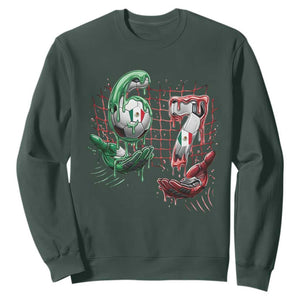 Drip Mexico Soccer Six Seven Meme Sweatshirt Mexicano Supporter Player Gift TS12 Dark Forest Green Print Your Wear