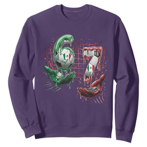 Drip Mexico Soccer Six Seven Meme Sweatshirt Mexicano Supporter Player Gift TS12 Purple Print Your Wear