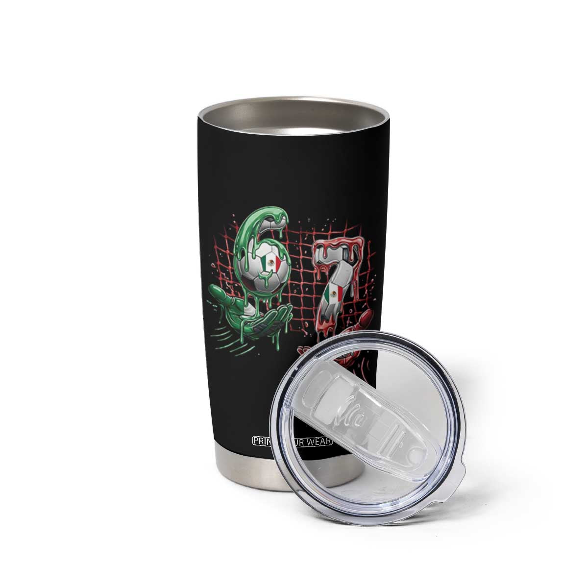 Drip Mexico Soccer Six Seven Meme Tumbler Cup Mexicano Supporter Player Gift TS12 Print Your Wear