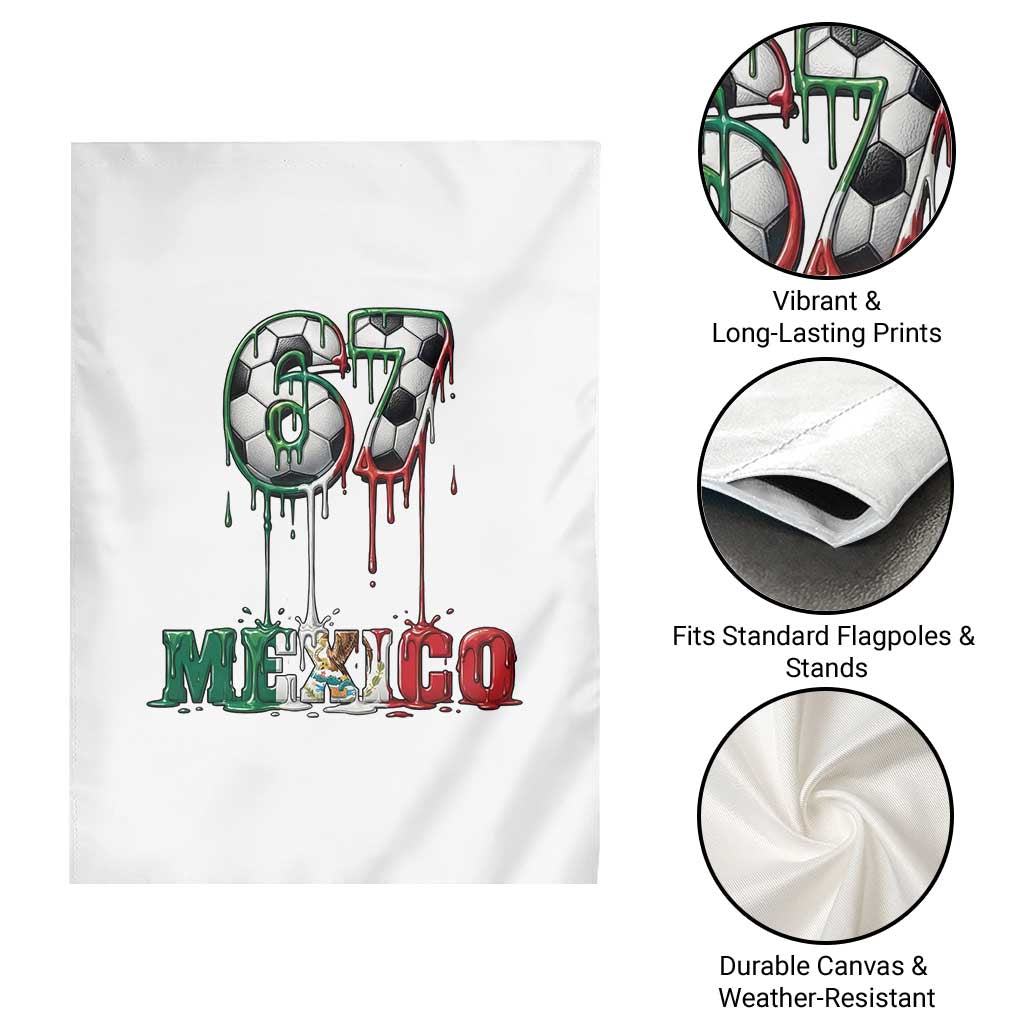 Funny Mexico Soccer 67 Meme Garden Flag Chicano Soccer Lovers TS12 Print Your Wear