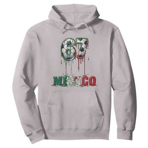 Funny Mexico Soccer 67 Meme Hoodie Chicano Soccer Lovers TS12 Ice Gray Print Your Wear