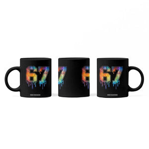 Funny Six Seven Prism Effect Printed Meme Coffee Mug TS12 Print Your Wear