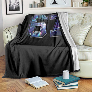 Prism Rainbow Effect Printed Throw Blanket Six Seven 67 Meme TS12 Print Your Wear
