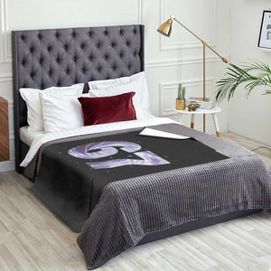Swirl Effect Printed Six Seven Meme Throw Blanket Gen Z Alpha Gift TS12 Print Your Wear