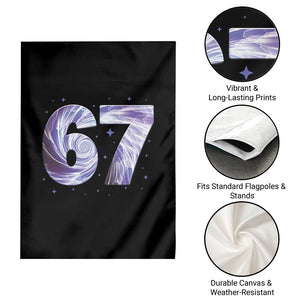 Swirl Effect Printed Six Seven Meme Garden Flag Gen Z Alpha Gift TS12 Print Your Wear