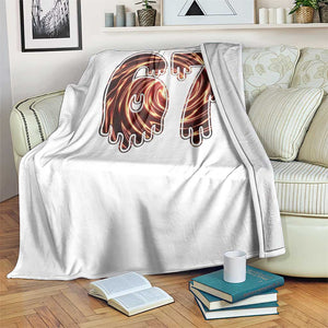 Fire Swirl Effect Printed Throw Blanket Six Seven Meme TS12 Print Your Wear