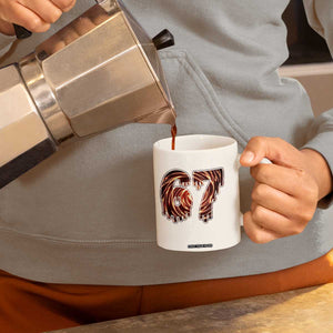 Fire Swirl Effect Printed Coffee Mug Six Seven Meme TS12 Print Your Wear