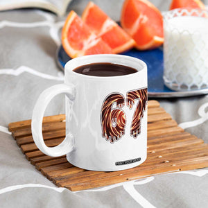 Fire Swirl Effect Printed Coffee Mug Six Seven Meme TS12 Print Your Wear
